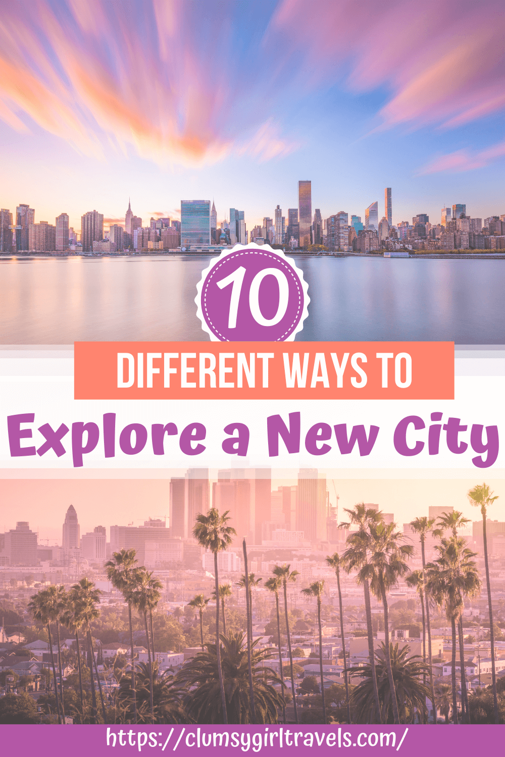 Do you want different and unique ways to explore a new city? Not to worry! Here are 10 ideas on how you can explore a new city. #exploreanewcity #visitinganewcity