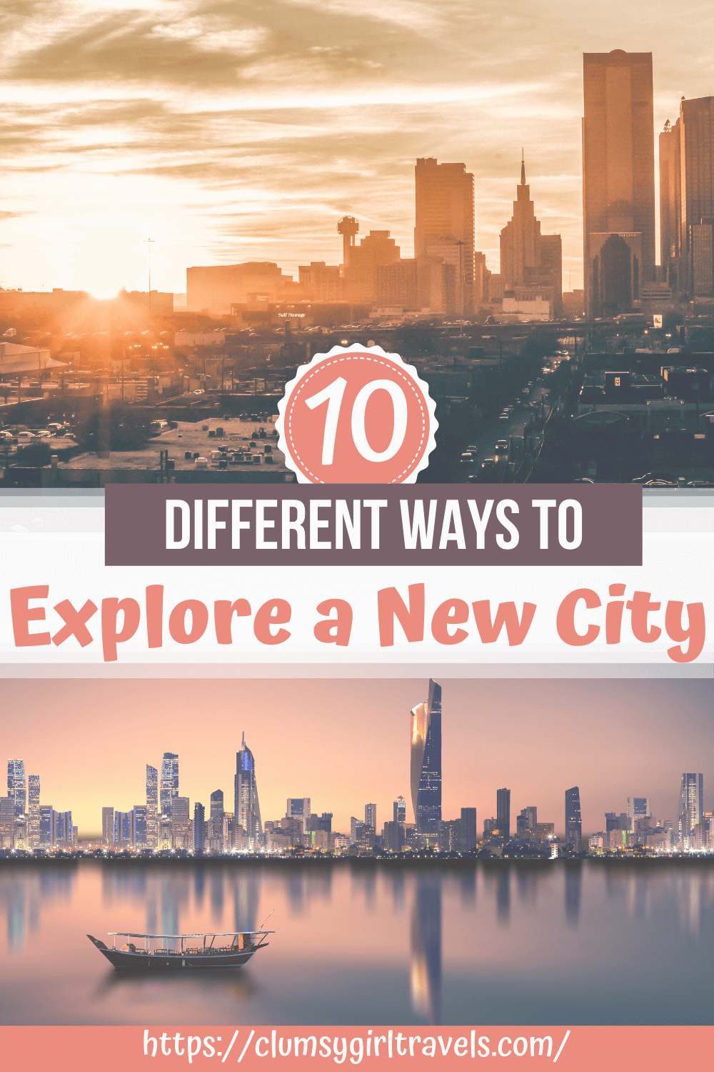 Do you want different and unique ways to explore a new city? Not to worry! Here are 10 ideas on how you can explore a new city. #exploreanewcity #visitinganewcity