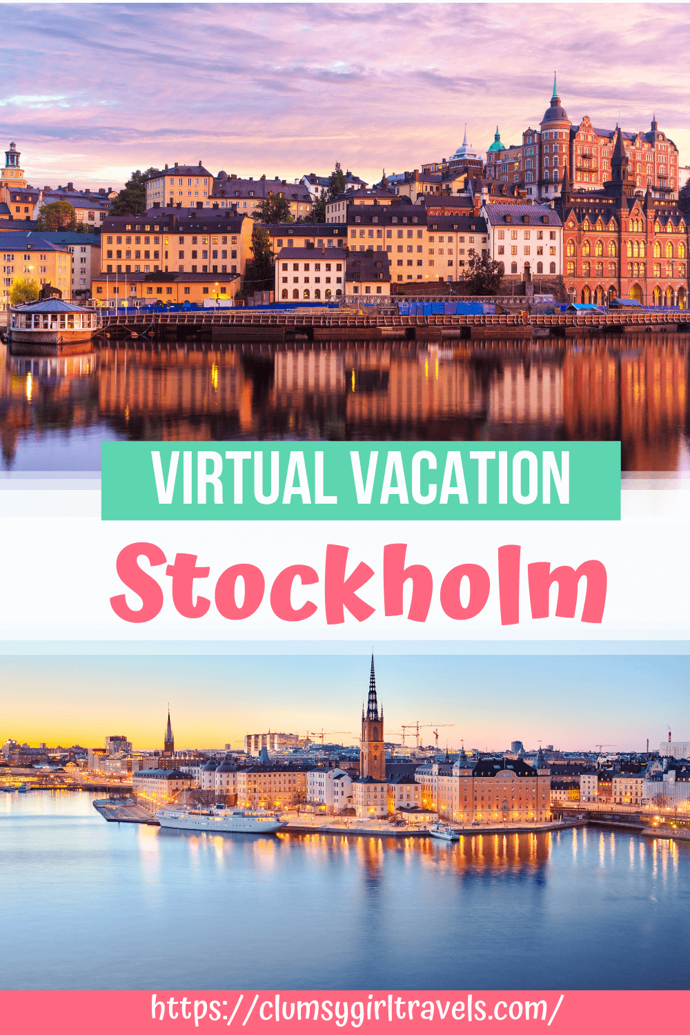 Stockholm is a beautiful city with so much to explore and with this virtual travel guide you can "visit" without actually being there. Take a Stockholm city tour, indulge in delicious Swedish food and explore some fascinating museums!