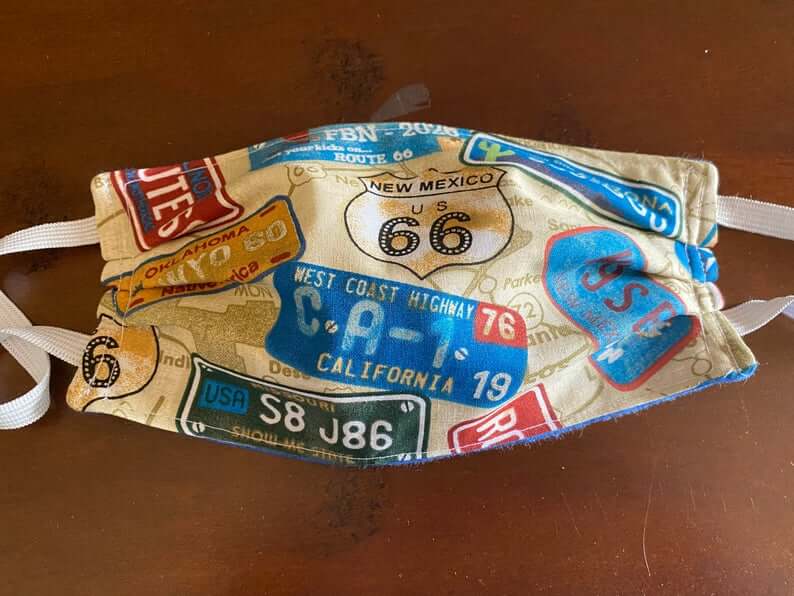 Route 66 Face Mask
