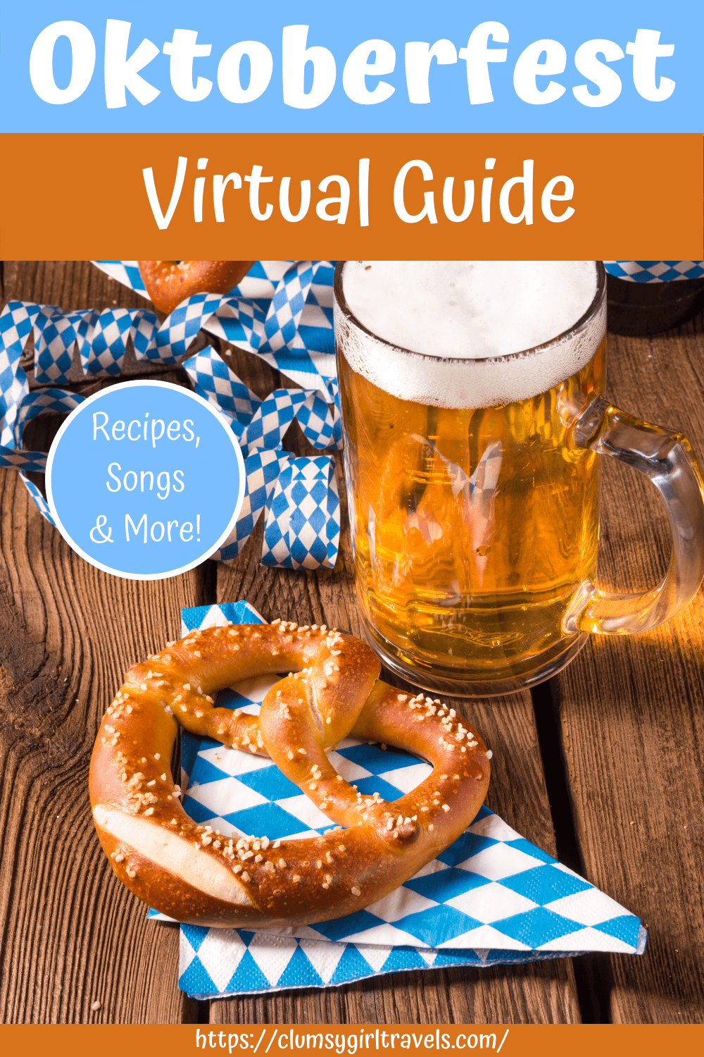 Celebrate Oktoberfest at home with this Oktoberfest virtual guide. Make recipes, drink beer and sing songs at the tops of your lungs.