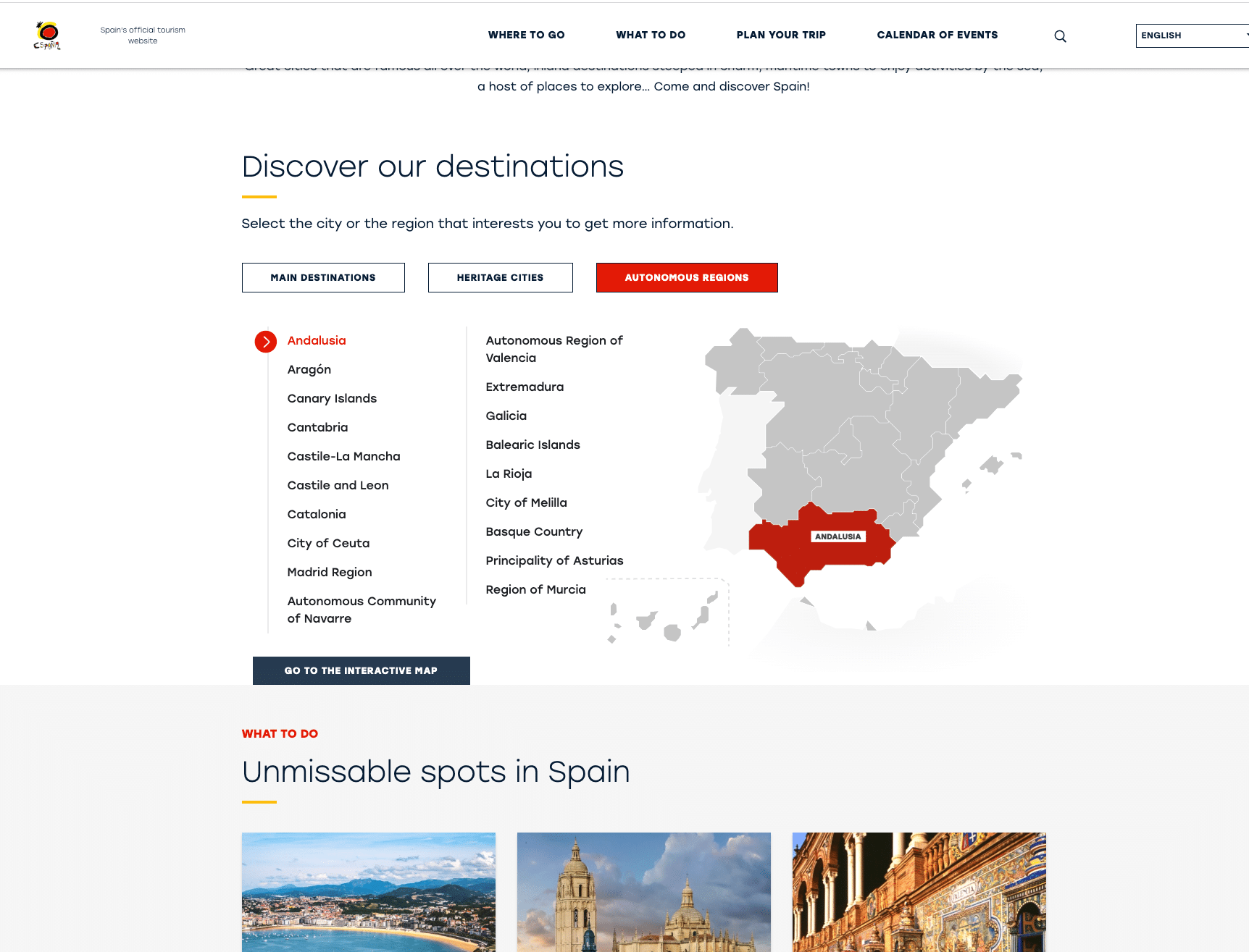 tourism website