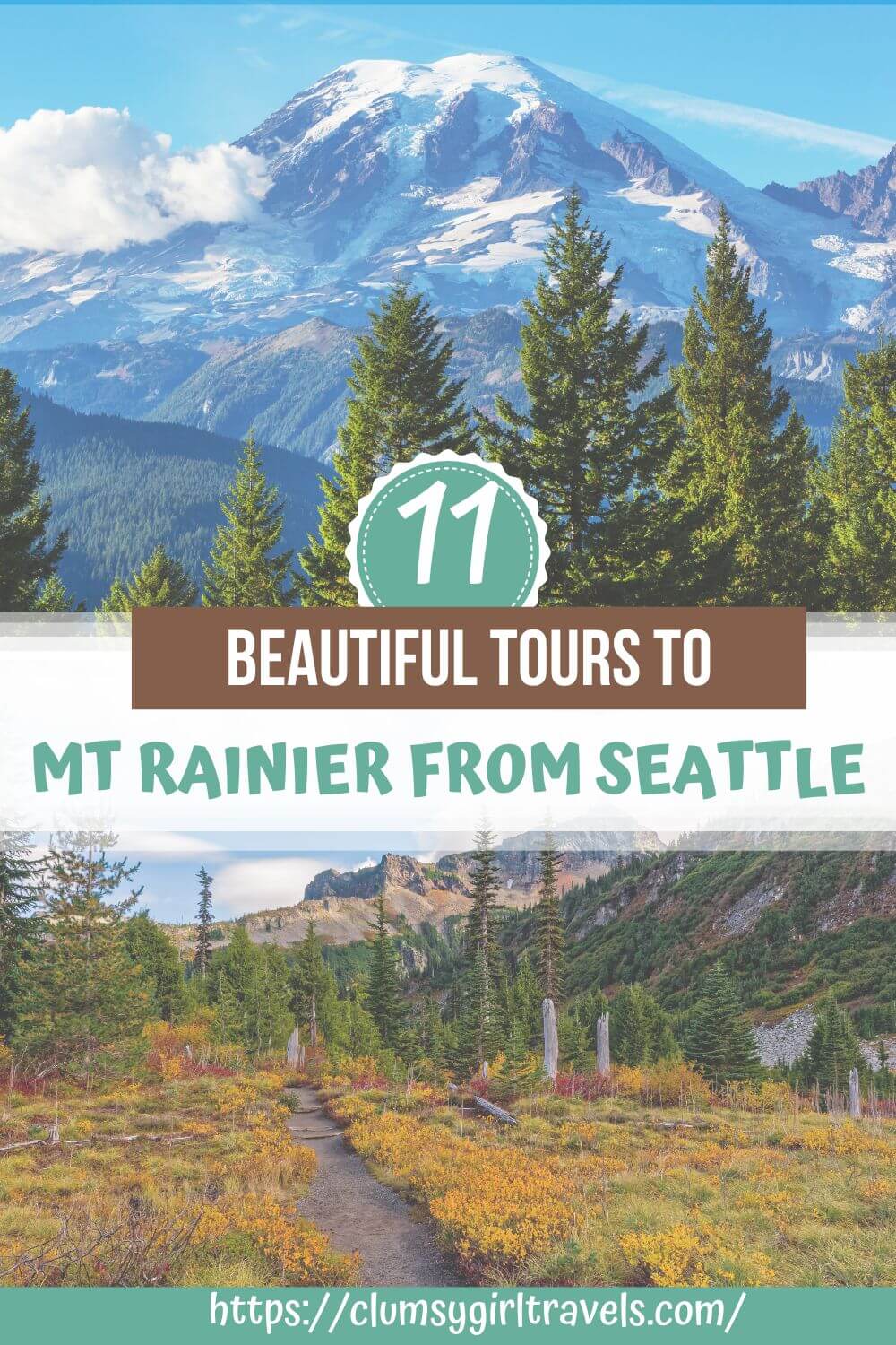 Mount Rainier National Park full-day tour from Seattle