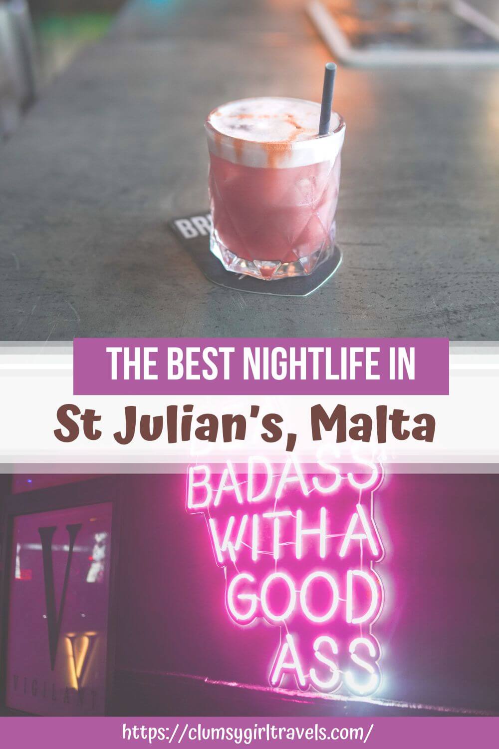 nightlife in st julian's pin