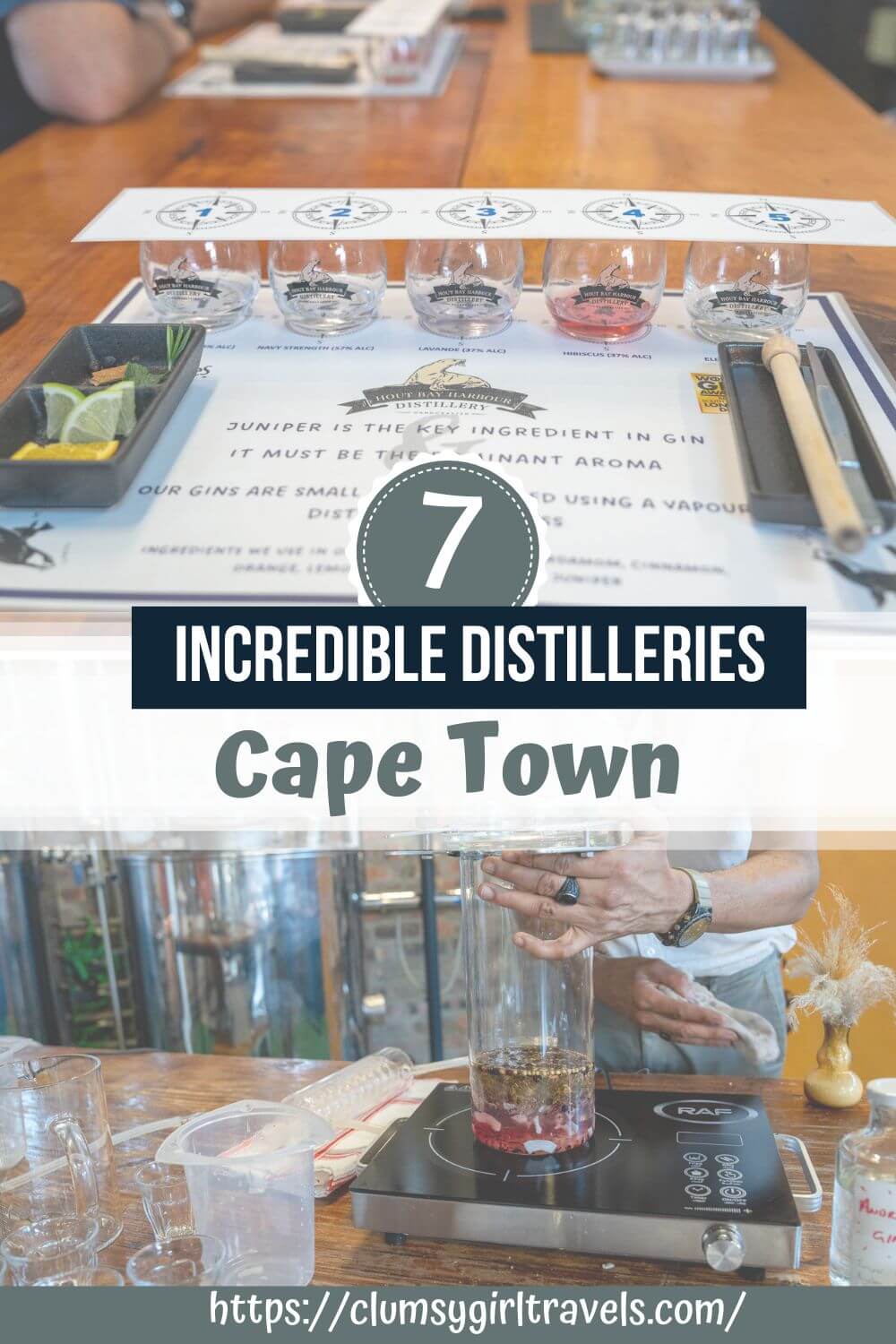 a pin for distilleries in cape town