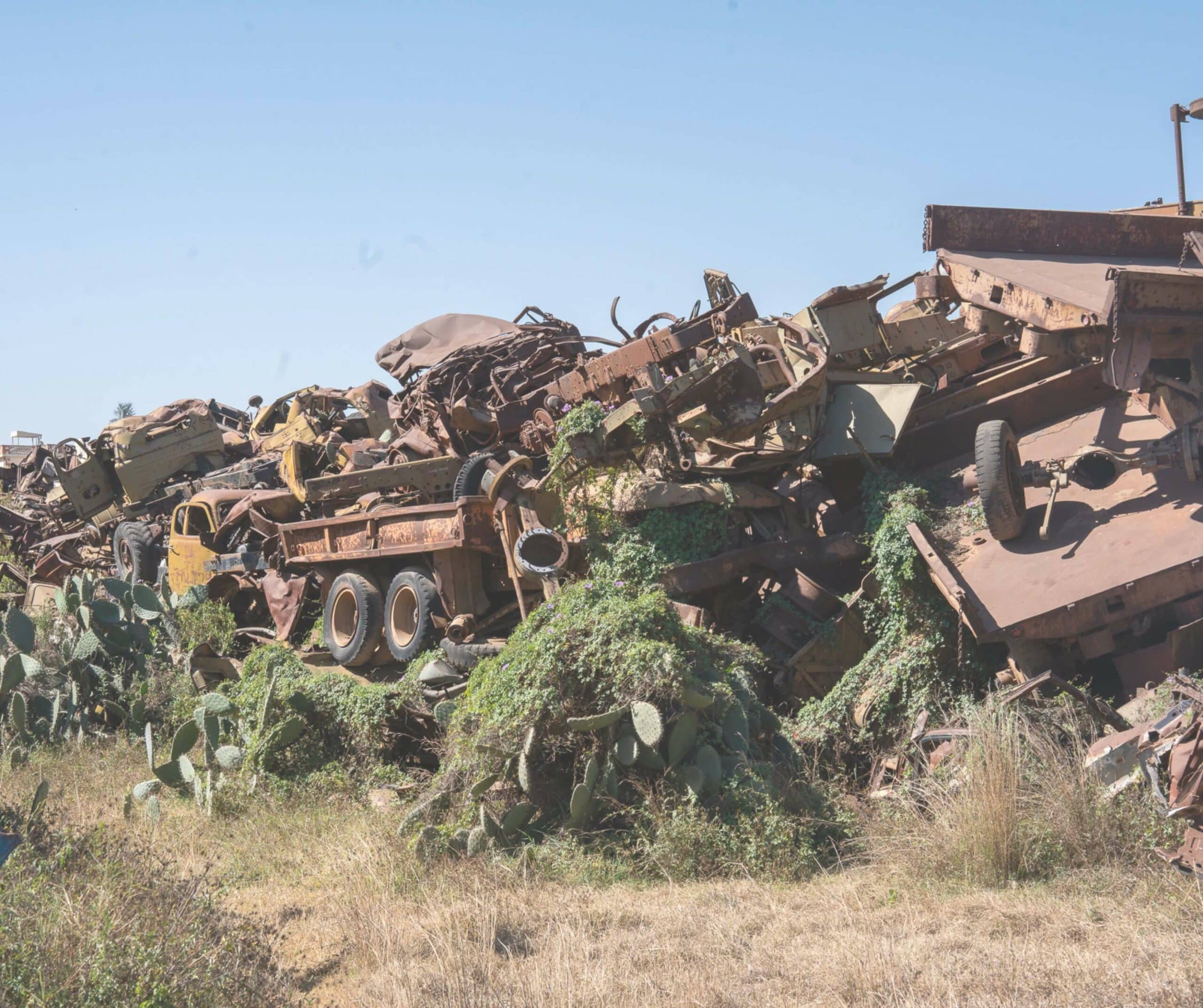 tank cemetery asmara