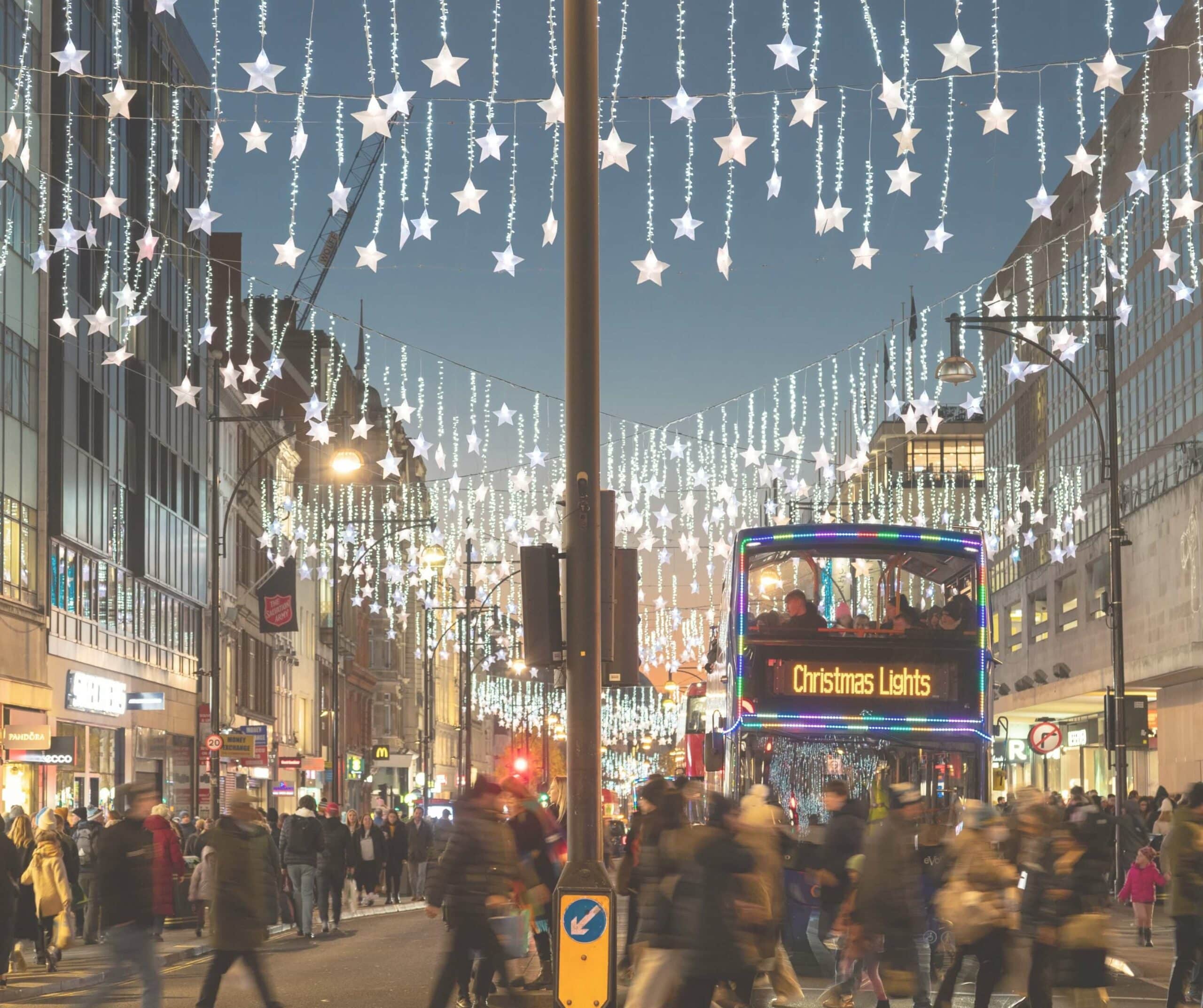 christmas lights tour london