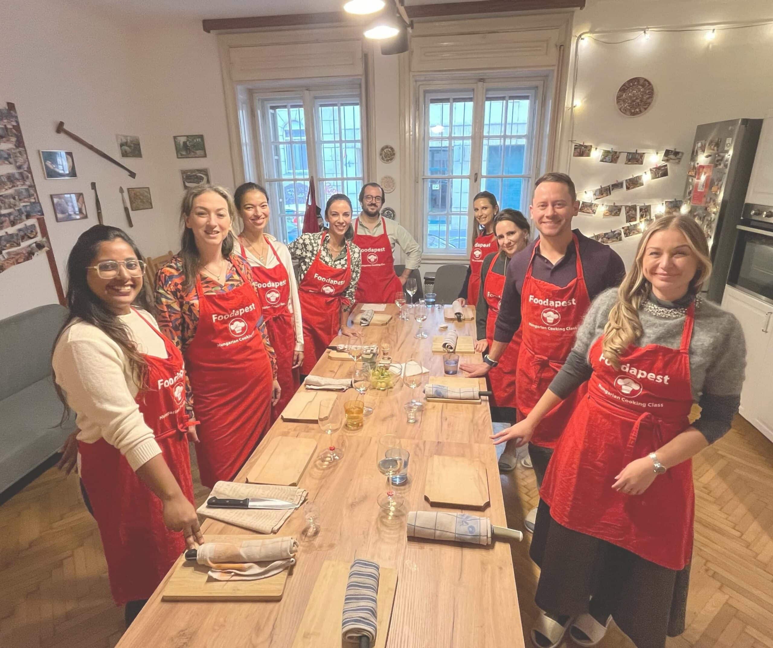 small group cooking class budapest