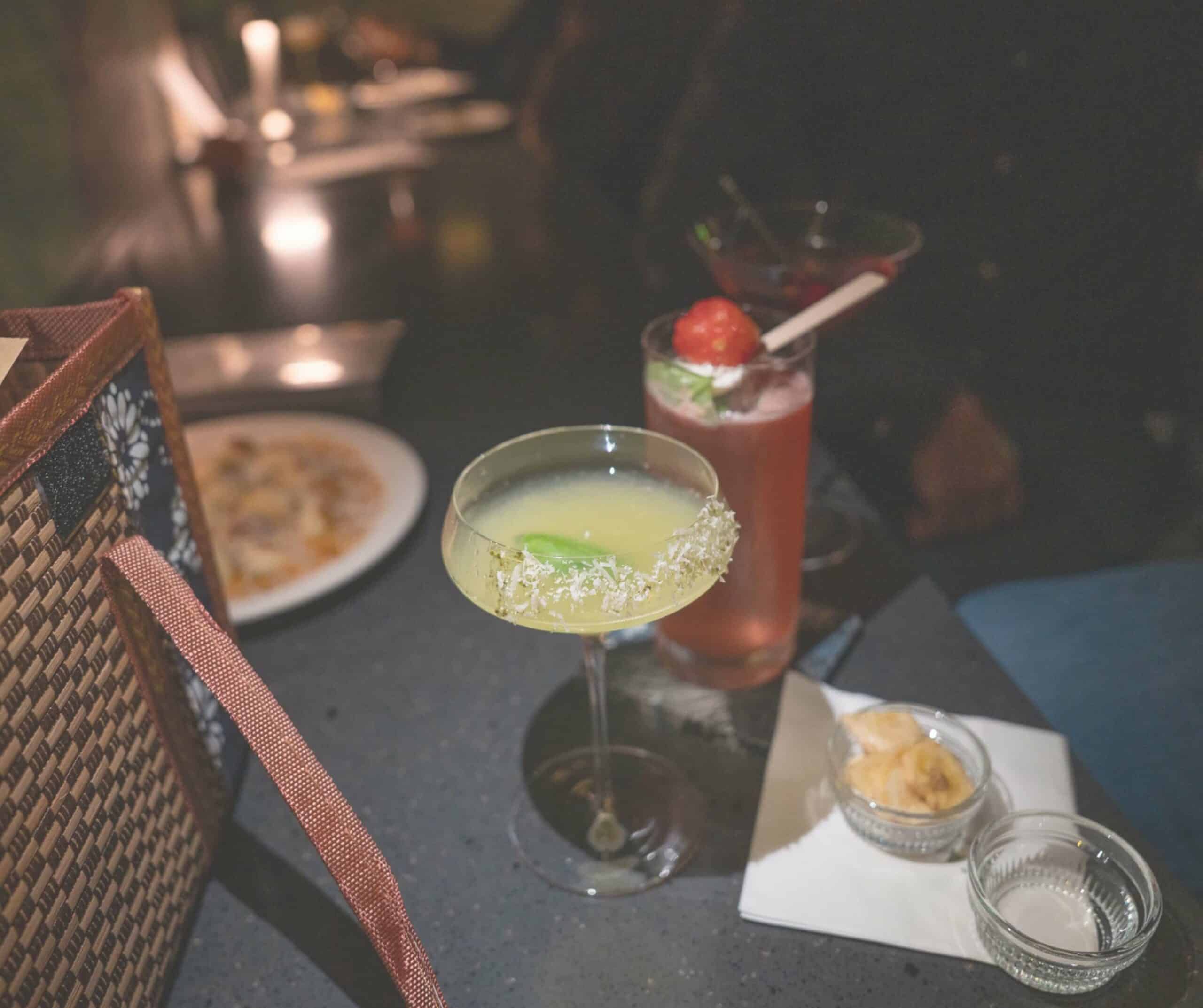Fresh fruit cocktails at Jean Frigo speakeasy in Seoul