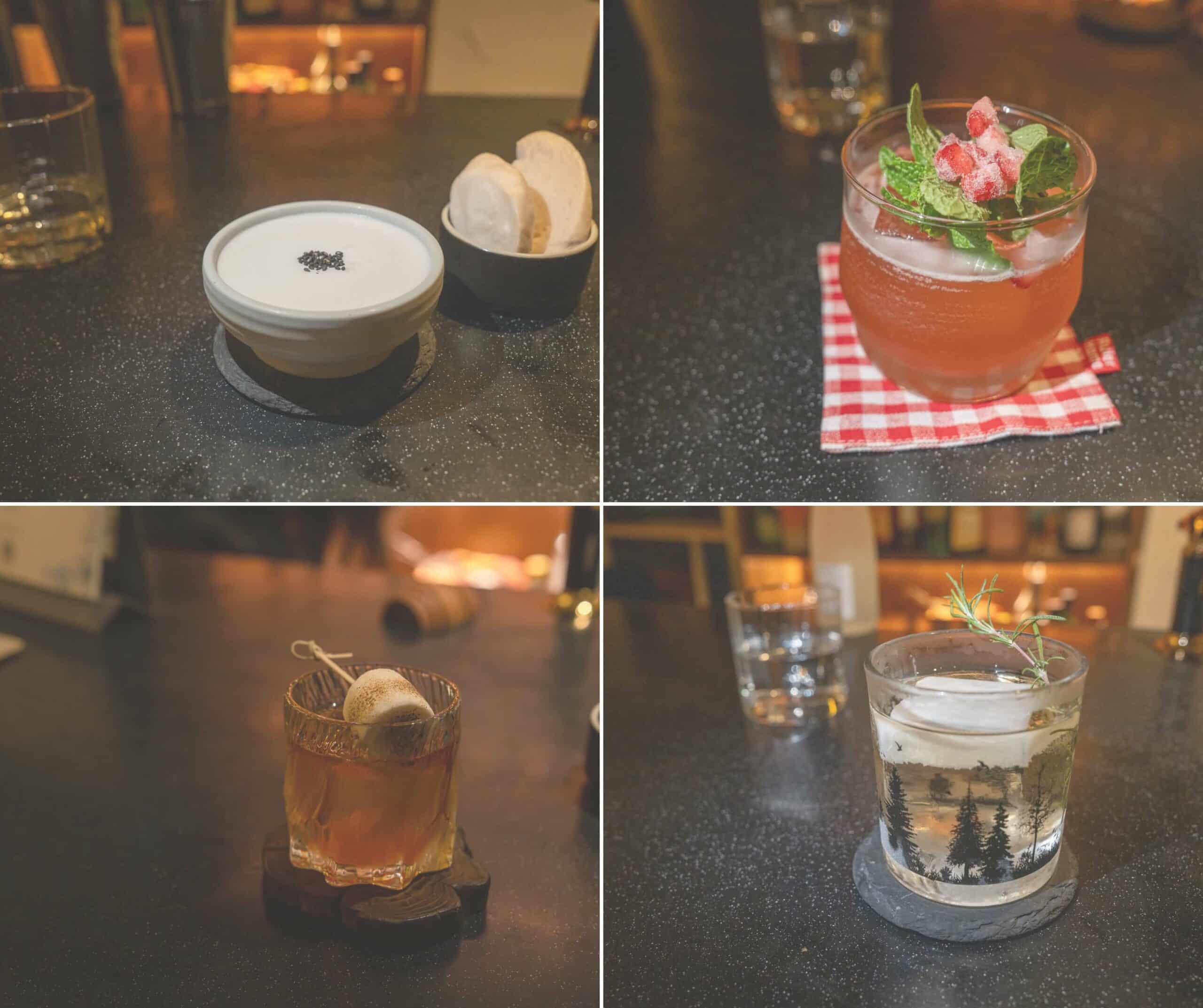 Seasonal monthly cocktails at Gyewol Bar in Hapjeong, Seoul